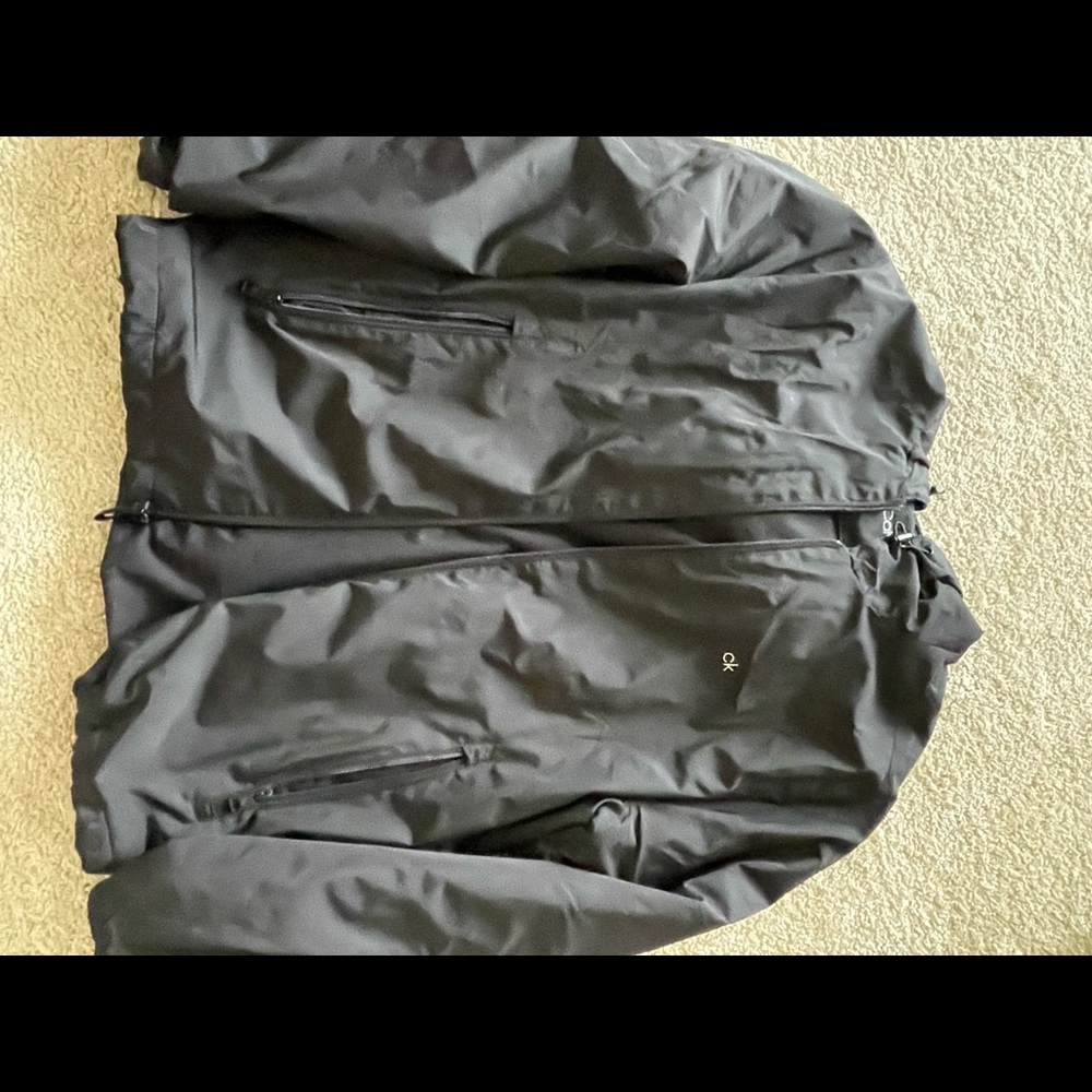 black calvin klein windbreaker